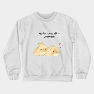 rabbit in love Crewneck Sweatshirt